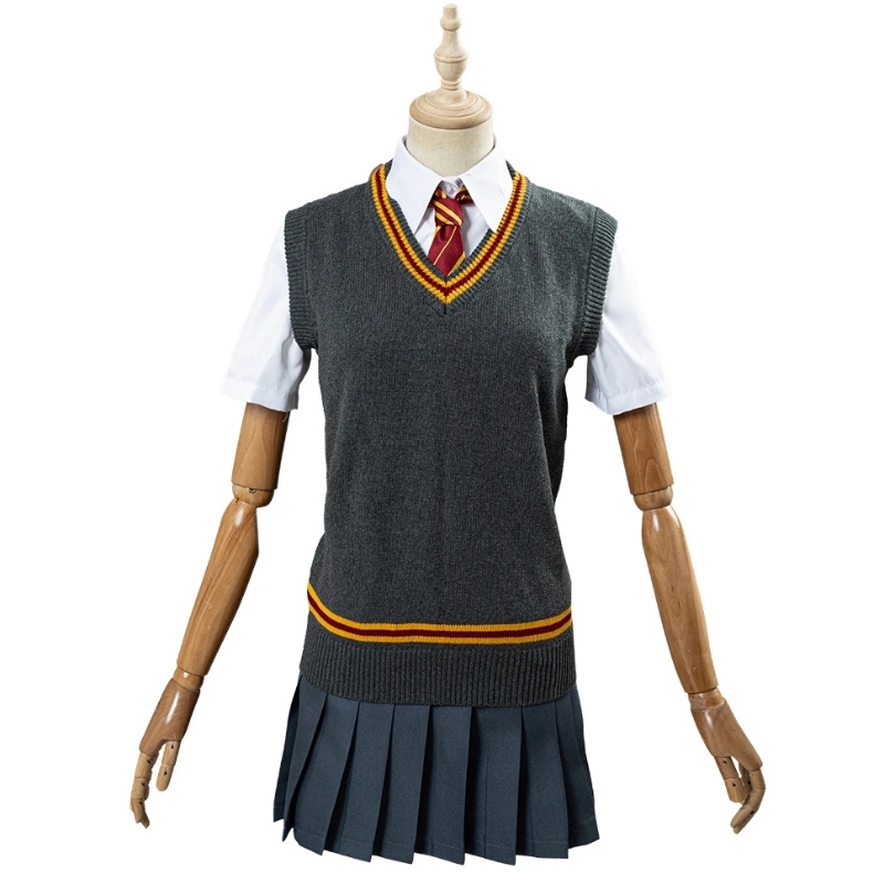 Harry Potter Hermione Granger Gryffindor School Cosplay Køb engros Halloween kostumer Bulk