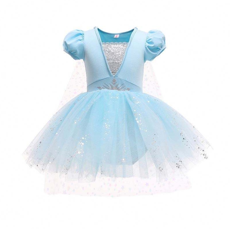 Børn lille baby tøj pige kjole prinsesse Elsa sne hvid prinsesse tutu kjole til jul fødselsdagsfester