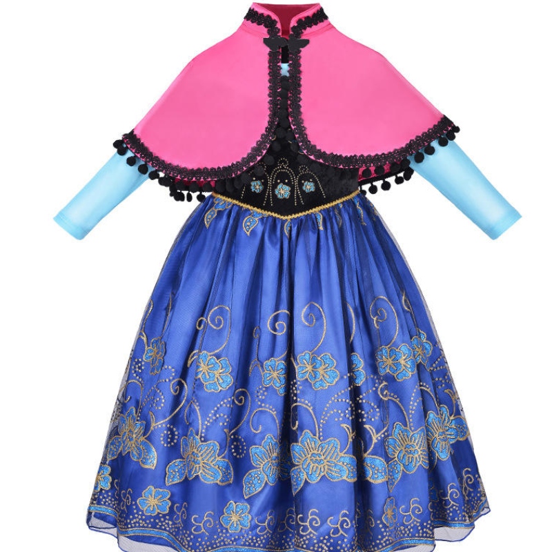 Piger rapunzel kjole børn sommer sammenfiltret fancy prinsesse kostume børn skjule fødselsdag karneval halloween fest tøj