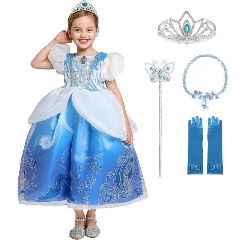 hår rapunzel cosplay kjole prinsesse kjole tv&movie cosplay kostume