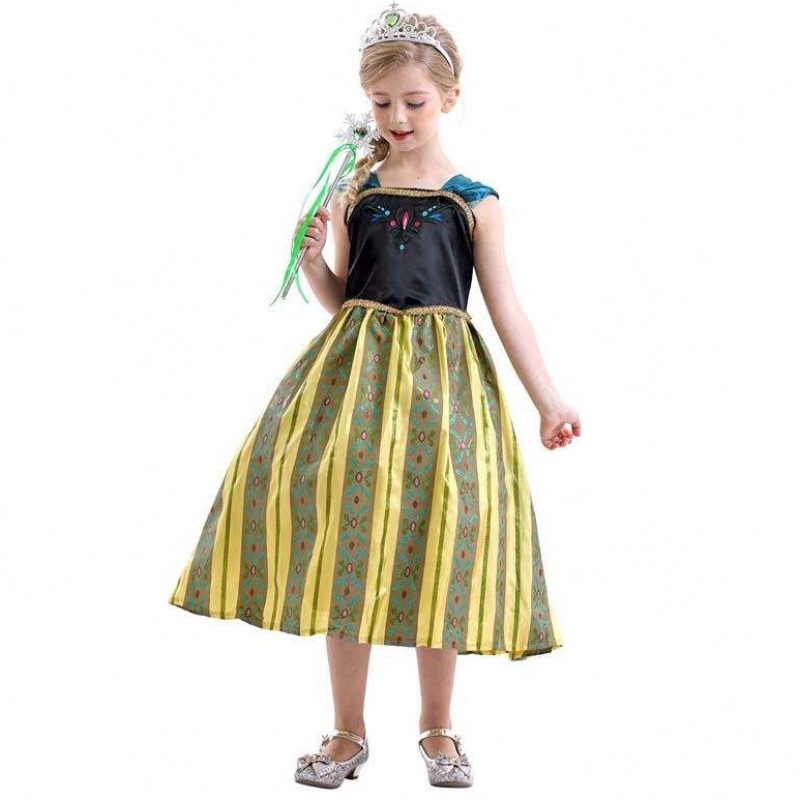 Amazon Hot Selling Fancy Fairytale Kids Children Costume Girls Costume Princess kjoler HCGD-015