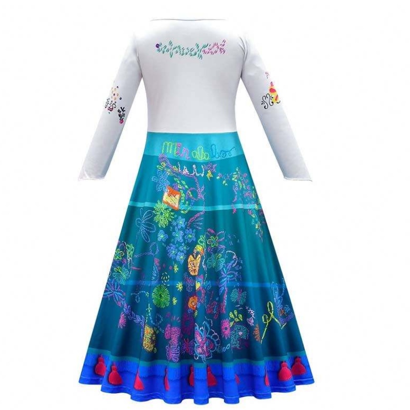 Trending Products 2022 90-160 cm Halloween Princess kjole Isabela Madrigal Encanto Mirabel Cosplay HCIS-012