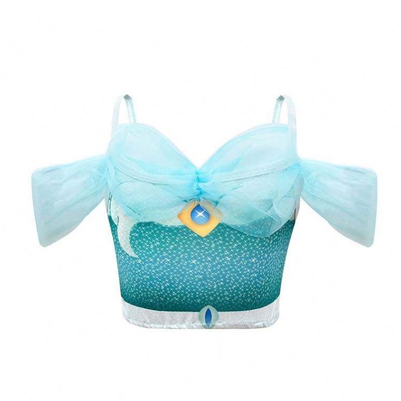 Novedadess 2022 Halloween Cosplay Arabian Princess Aladdin og Jasmine kostume med pandebåndsmykker HCAL-005