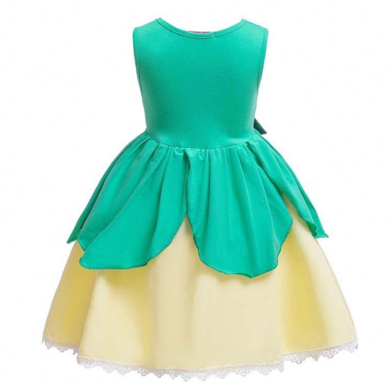Kids Halloween-kostume Tiana-kostumeprinsesse og frø-kostume til piger HCTB-007