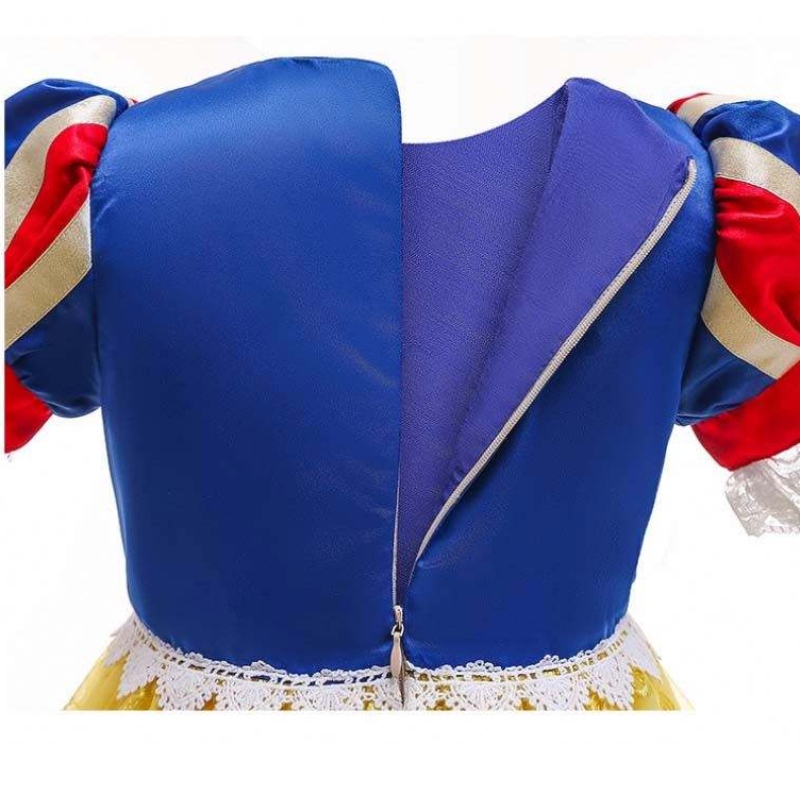 2022 Ny Sofia Aurora Snow White Elsa Rapunzel Costume Dress Halloween Cosplay Girl Princess kjole HCSW-009