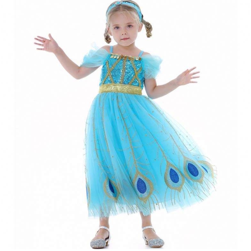 2022 Nye ankomst sommer Halloween kostumer Toddler Girls Dress Up Party Arabian Princess Costumes HCAL-006