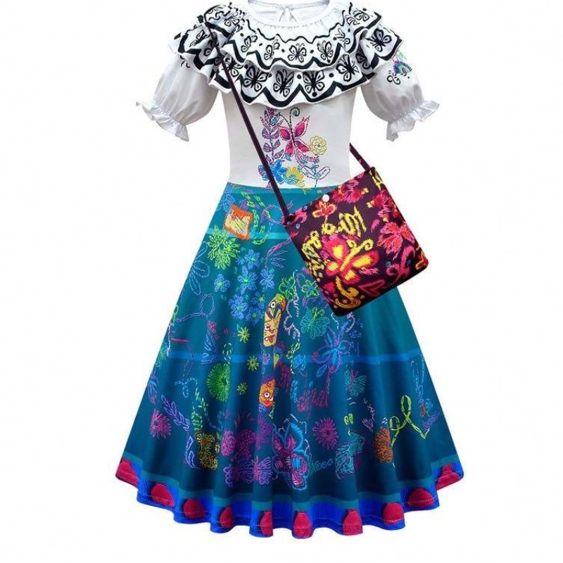 Halloween cosplay outfit Kvinder voksne prinsesse kjoler mirabel isabella encanto voksen kostume hcis-017