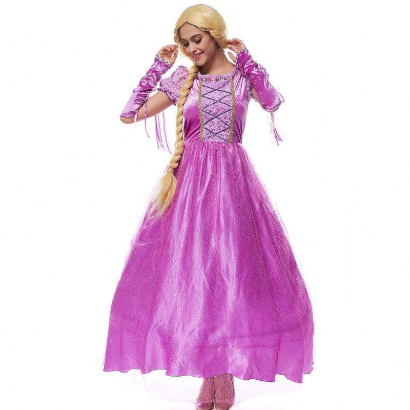 2022 Halloween cosplay kostume kvinder rapunzel voksen prinsesse sofia kostume hcrs-013