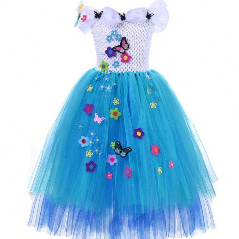 Baby piger 1-8 år håndlavet hæklet tyl mirabel isabela encanto tutu kjole hcis-014