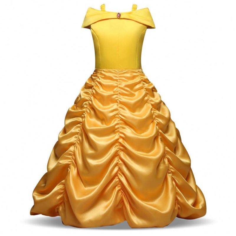 Baige Ny ankomst Bella Princess Girl Dress Children Costumes Garments SMR012