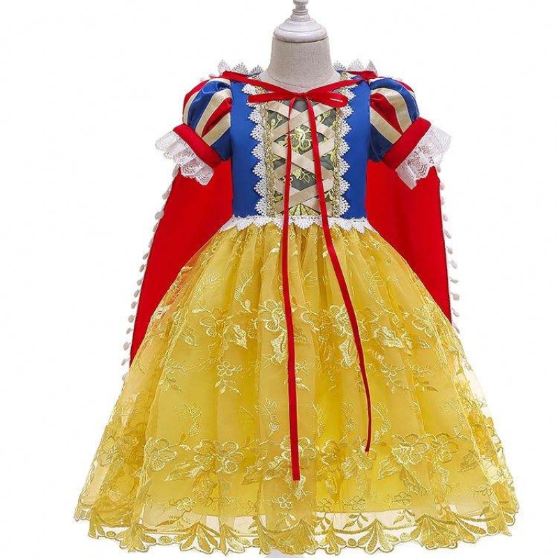 2021 Fancy Girl Princess Dress Halloween og Christmas Snow White Cosplay Fancy Dress Bx0622