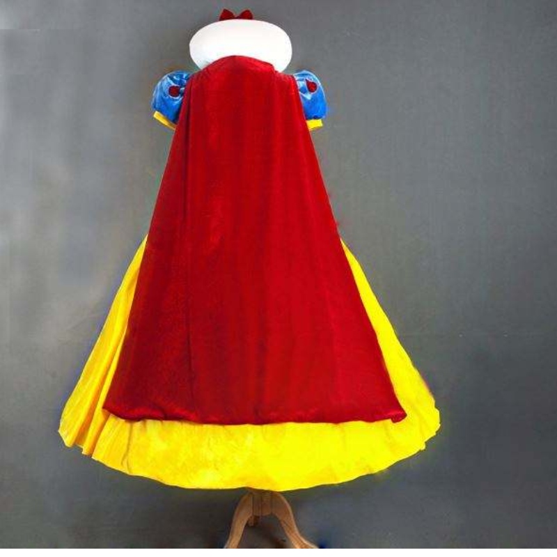 Engros kvinder voksen halloween tegneserie prinsesse sne hvid kostume til salg hvid sne prinsesse med travlhed