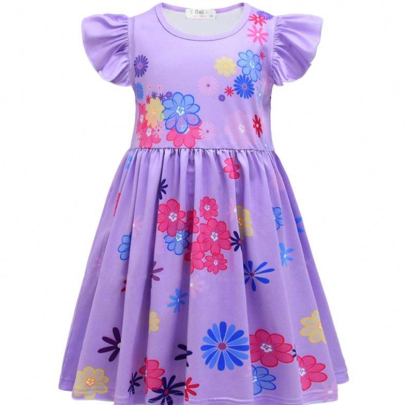 Piger encanto charme kjole encanto forklædning karneval sommer jomfru børn prinsesse midi mirabel isabela fødselsdagsfest kjole u