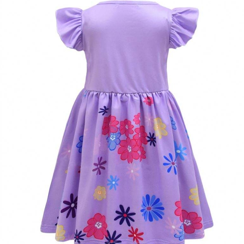 Piger encanto charme kjole encanto forklædning karneval sommer jomfru børn prinsesse midi mirabel isabela fødselsdagsfest kjole u
