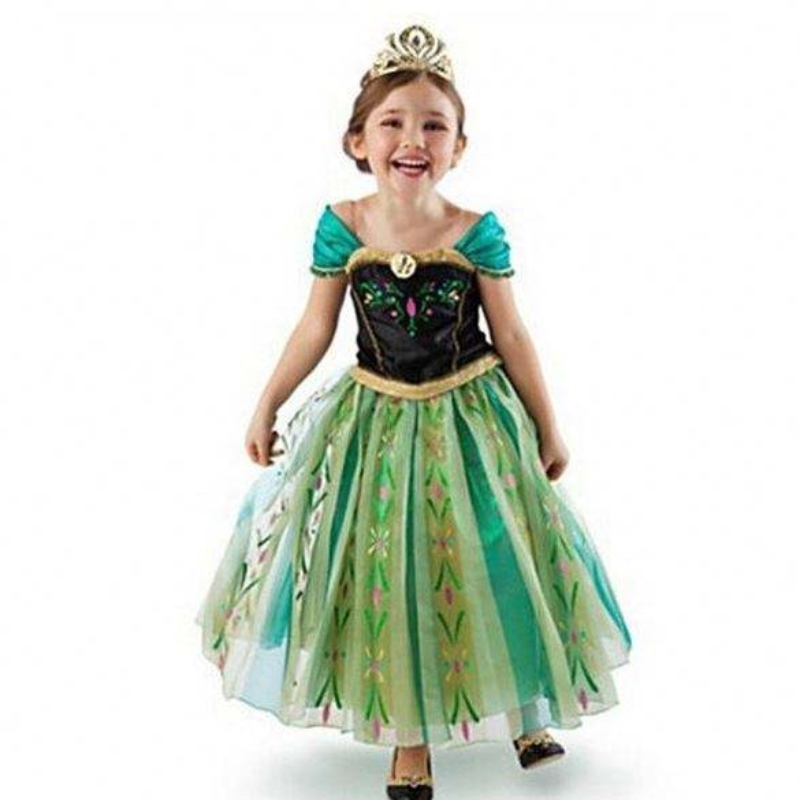 Performance Costume Princess Anna Dress Children \\\\ \'s Wear Dress Princess Anna Dress