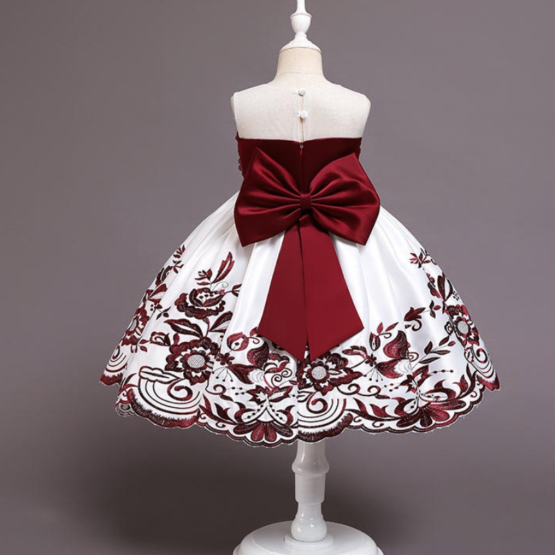 Børn Girls Party Wear kostume til børn Blomsterpiger Brudepigens brudekjole Elegant formel kjole