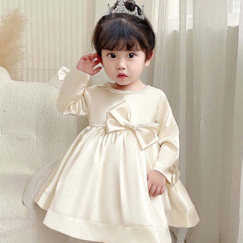 Baige Children Dress Party Wear Fairy Flower Girls kjoler 6 år fødselsdagskugle 9105