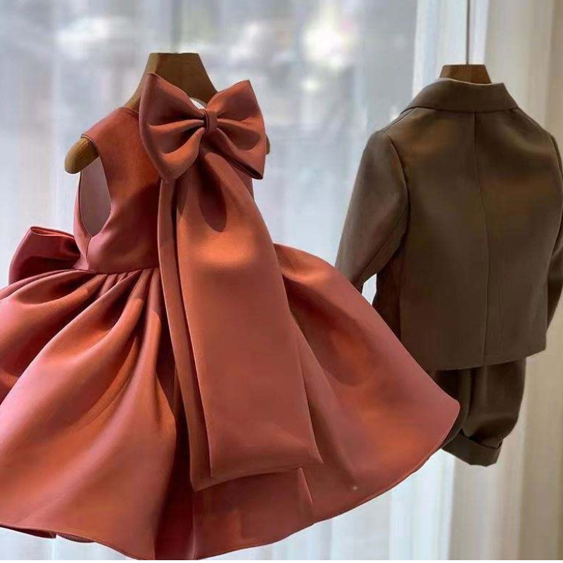 Baigenye design piger kjoler sommer lille pige prinsesse fest bue børn formelle kjole børn prom tøj
