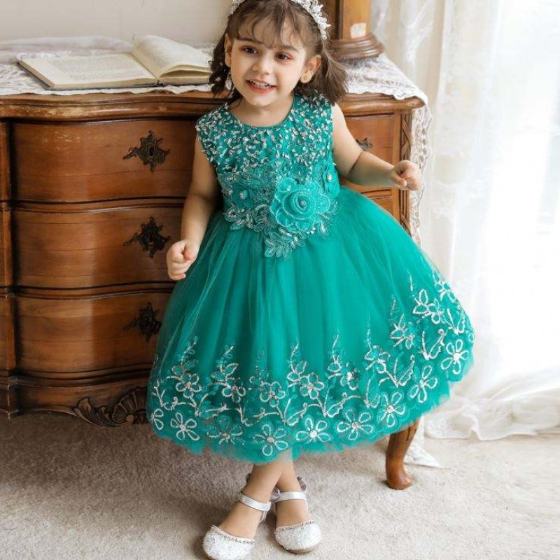 Baige Kids Fancy broderi blomst