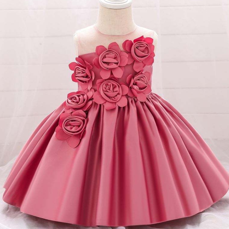 2020 0-2år gamle børn Frocks Designs Girls Party kjole kjoler til piger L5068XZ