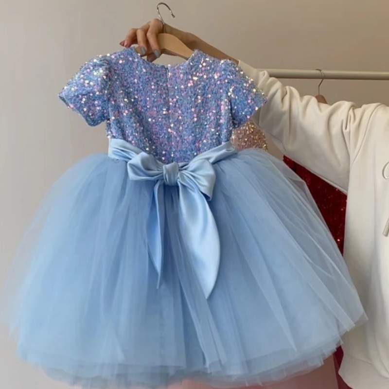 Piger prinsesse fest kjoler til børn elegante brudepige prom kjole børn 4 5 6 7 8 9 10 år aften Tutu Carnival kostume