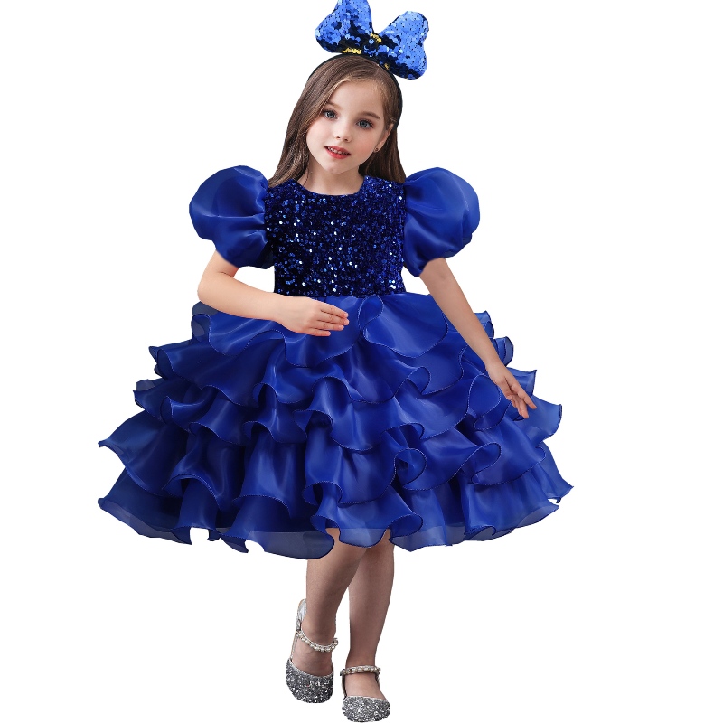 Bryllupsfest kjole til piger blomster tyl fødselsdag børn kjoler tutu beading prom aften kjole børn elegant prinsesse kjole