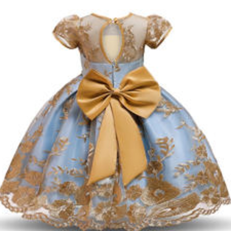 Piger petticoats brudekjoler vært ædle klaver kostumer børn kjole prinsessenederdele