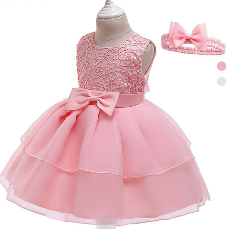 Ansoonye piger \\\\ \'kjole bue blonder kjole runway prinsesse kjole med en hat i 3-24 måneders småbarn baby