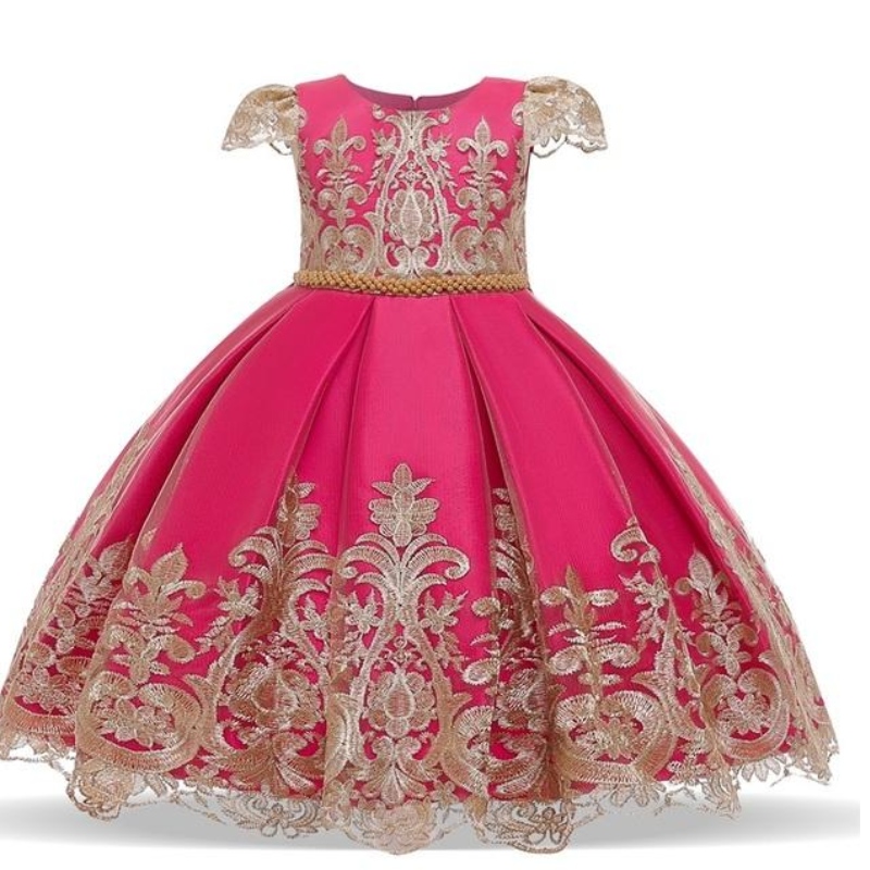 Pageant Communion Kjole små piger fødselsdag elegant kjole bryllup aften vestidos størrelse 4-10t prinsesse kostume børnetøj
