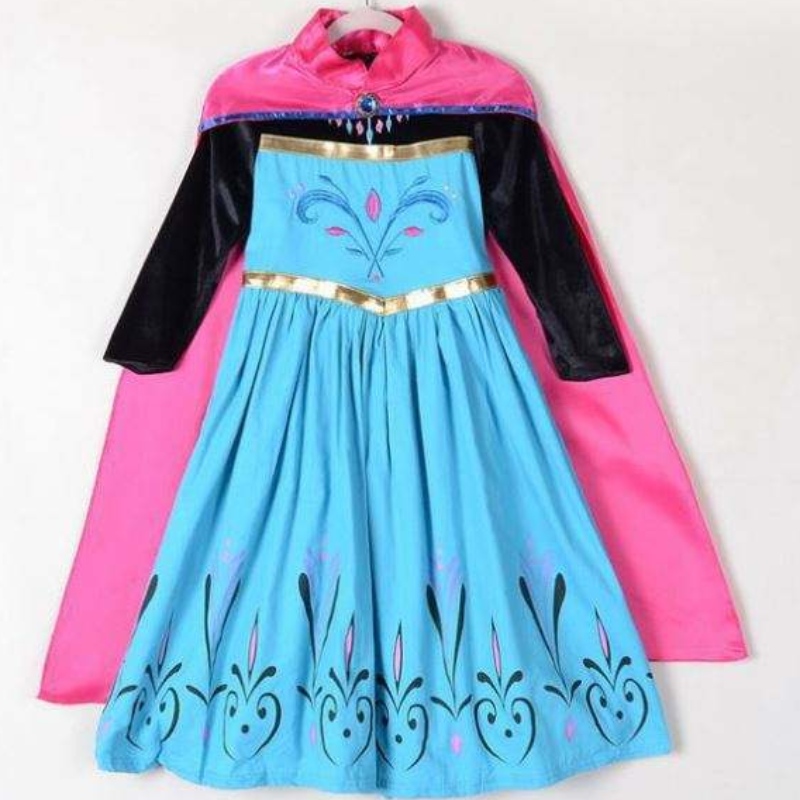 Elsa eventyr Halloween kjoler cosplay gave kostumer Anna Elsa Party Performance Outfit Bxzzpf