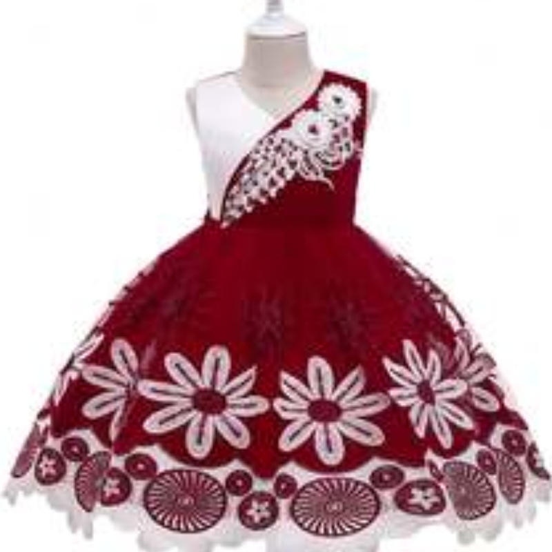Baige dejlig bowknot sequined baby pige kjole til fødselsdag fluffy fest kjole kjole til baby
