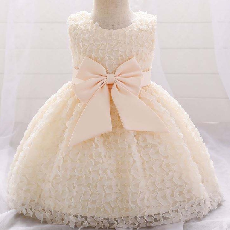 Baige baby pige tøjkugle kjole prinsesse kjole spædbarn formel fødselsdag dåb fest børn blomster pige kjoler l1979xz