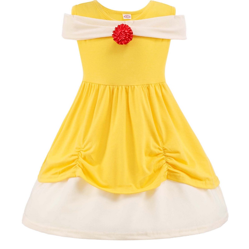 Sommer baby piger havfrue prinsesse kjoler sne hvid småbørn fødselsdag belle fest kjole tøj tøj