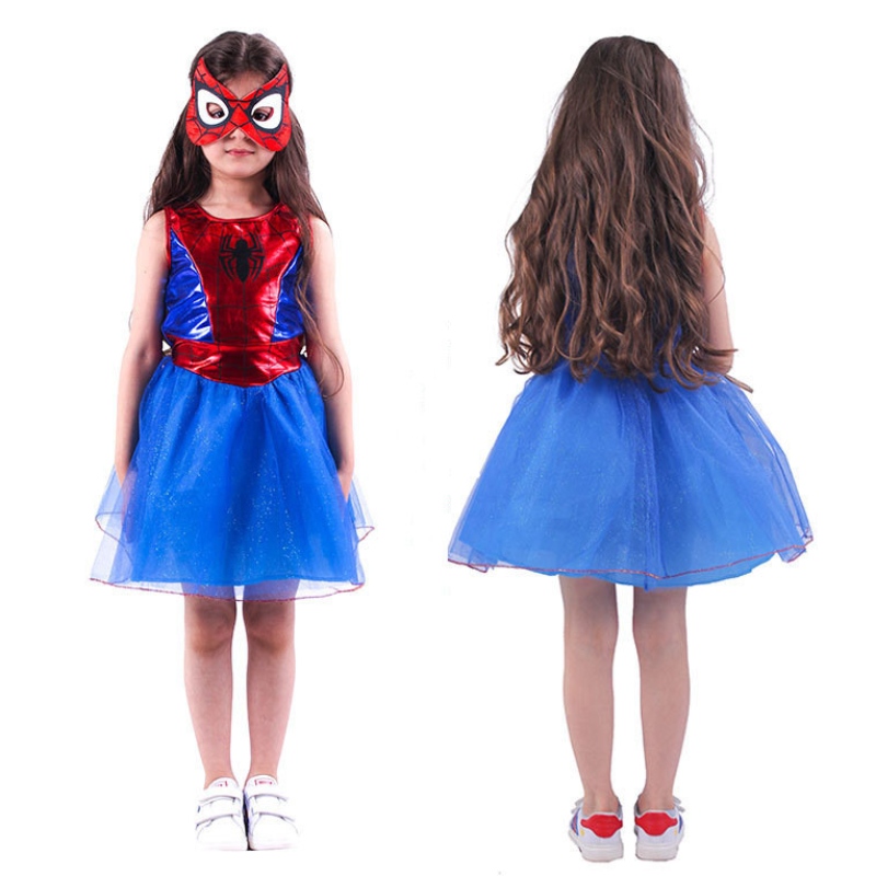 Børns dag Spider Girls cosplay kostumer kostume til børn fødselsdags fancy fest