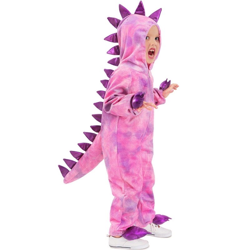 Børns dinosaur tøj cosplay jumpsuit søde tyrannosaurus rex jurassic kostumer