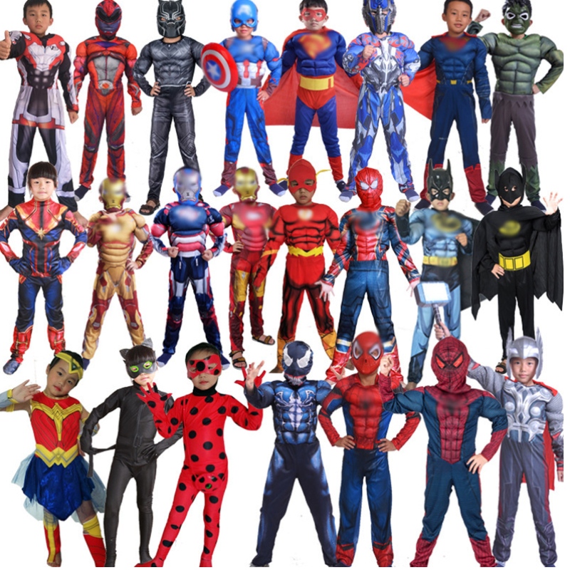 Halloween Children \'s festbørn kostume drenge og piger cosplay superhelt kostume