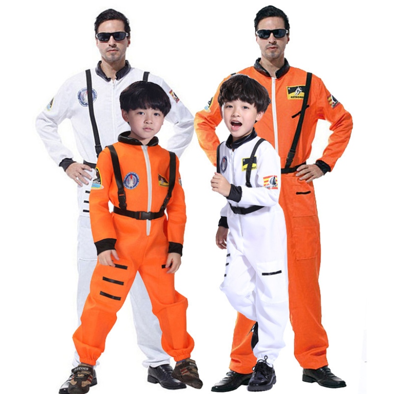 Halloween kostume børn voksne mænd og kvinder cosplay viser rumdragt astronaut kostume pilot kostume