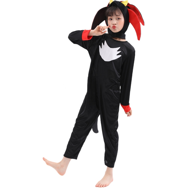 Sonisk sonisk sonisk af varmt salg af pindsvin -hedgehog -halloween cosplay -kostume til drenge og piger