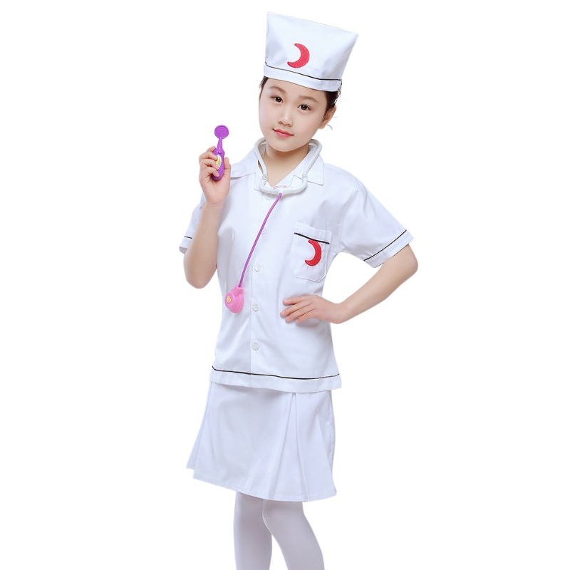 Børnepilspil kostumer Doctor Nurse Dress Up Play Set Kits