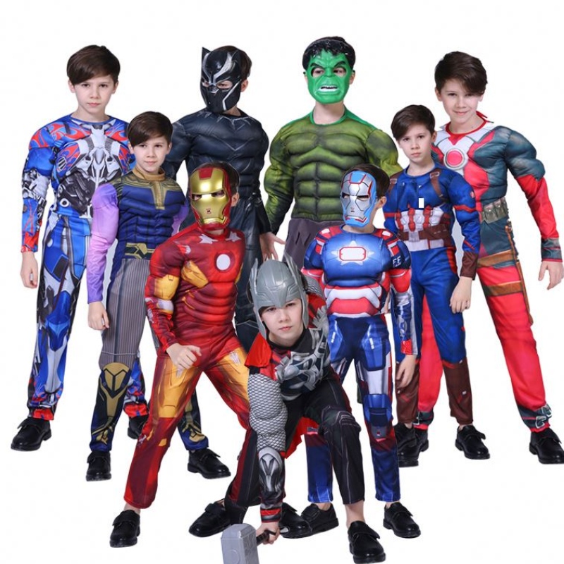 Engros børn Performance tøj Halloween Carnival Party Cosplay kostumer Lange ærmer Jumpsuits Kids Tights