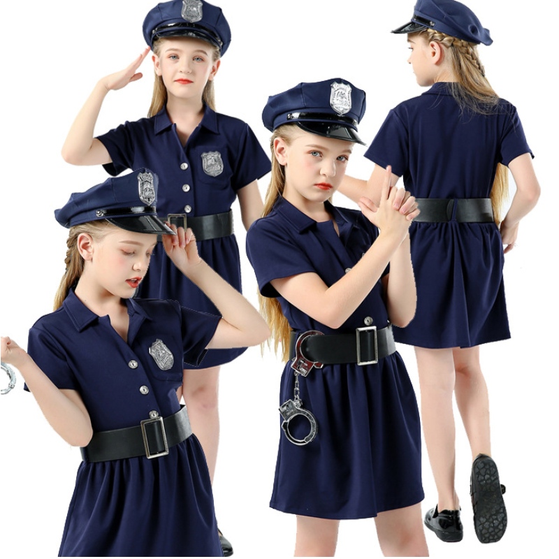 Børn halloween mand kostumer børn fest karneval uniform 100-160 cm drenge hær mænd cosplay tøj sæt