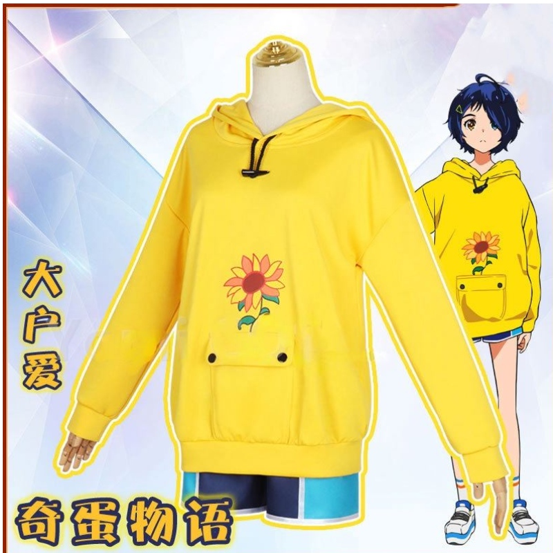 Ny anime vidunder prioriteret cosplay ohto ai hættetrøjer pige sweatshirt sport pullover kostume tøj cos paryk halloween
