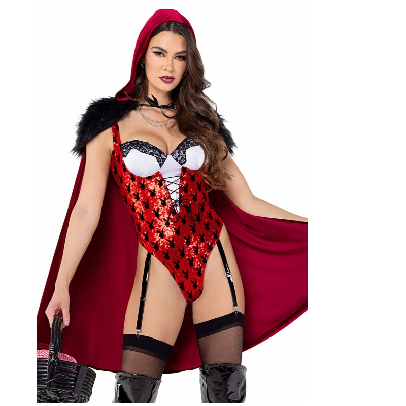 PLAYBOY ENCHANTED SKOV RED RIDING COSTUME