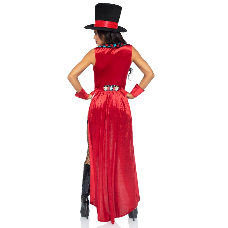 Farverig ring MISTRESS kostume